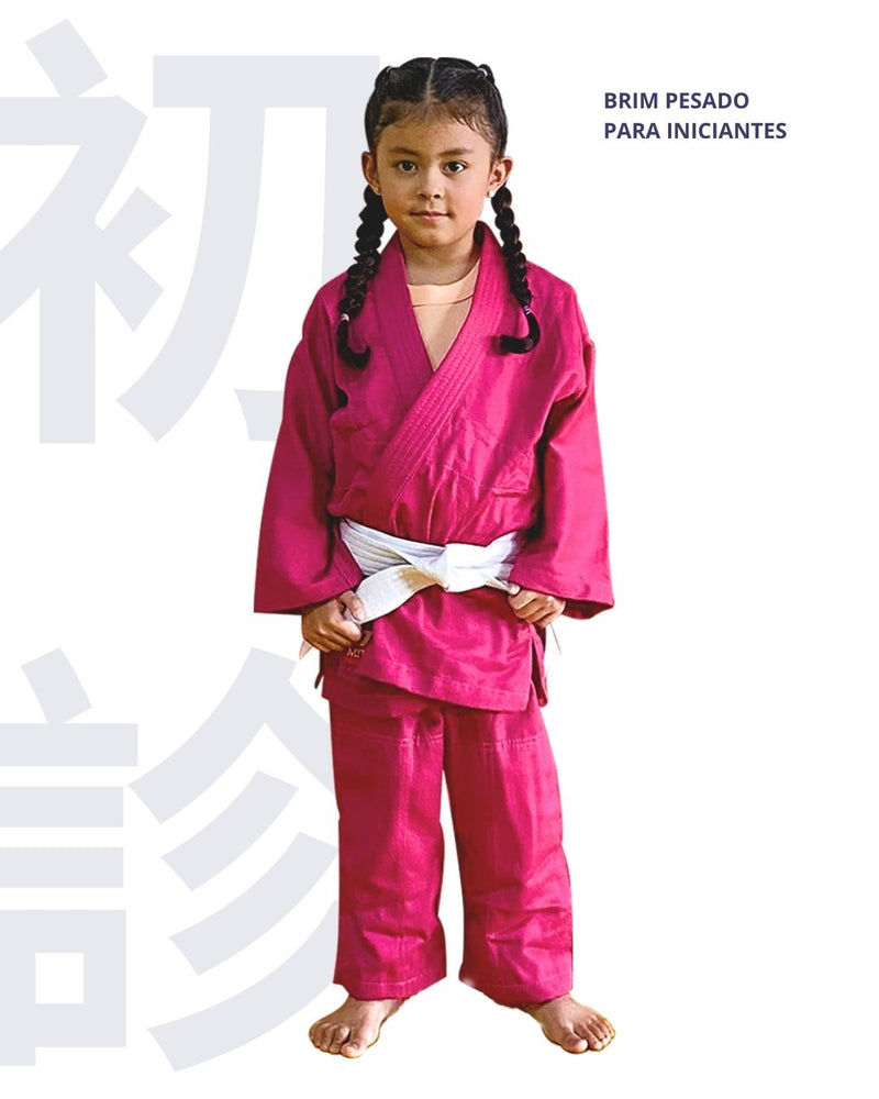 Kimono SHOSHIN ROSA iniciante reforçado