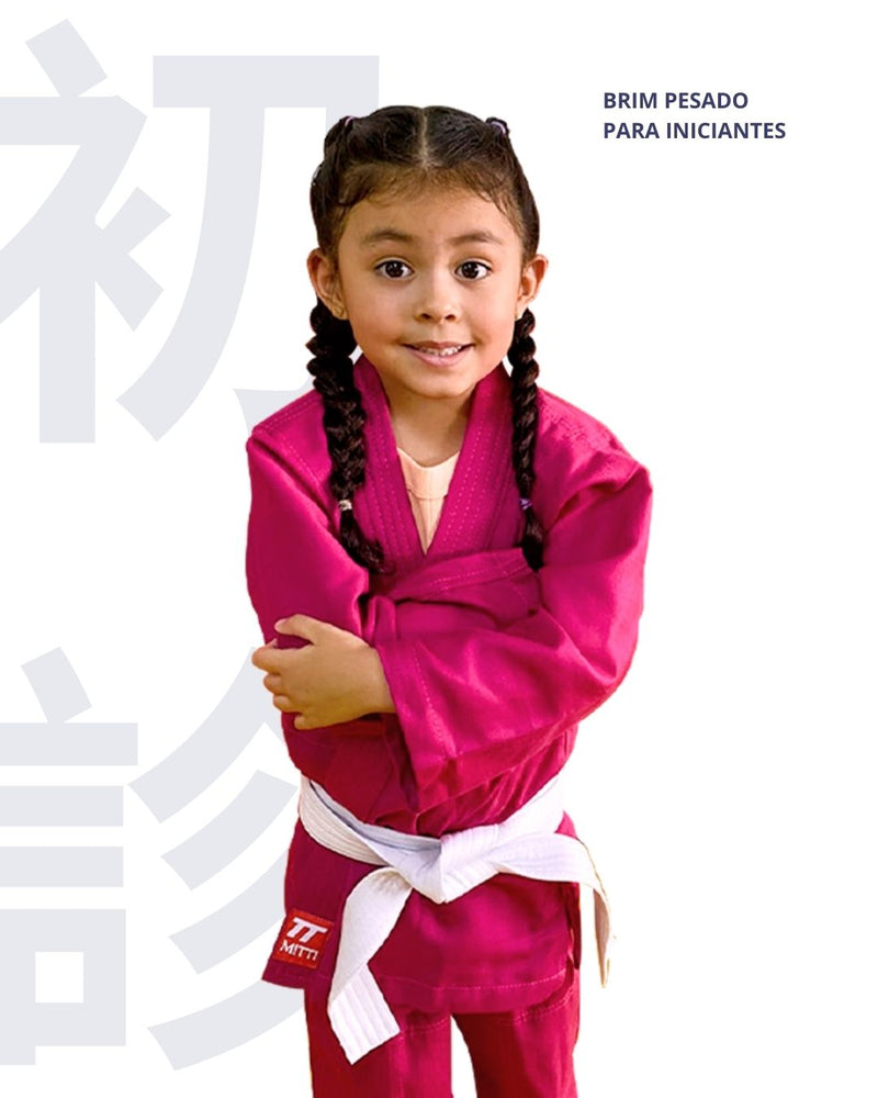 Kimono SHOSHIN ROSA iniciante reforçado