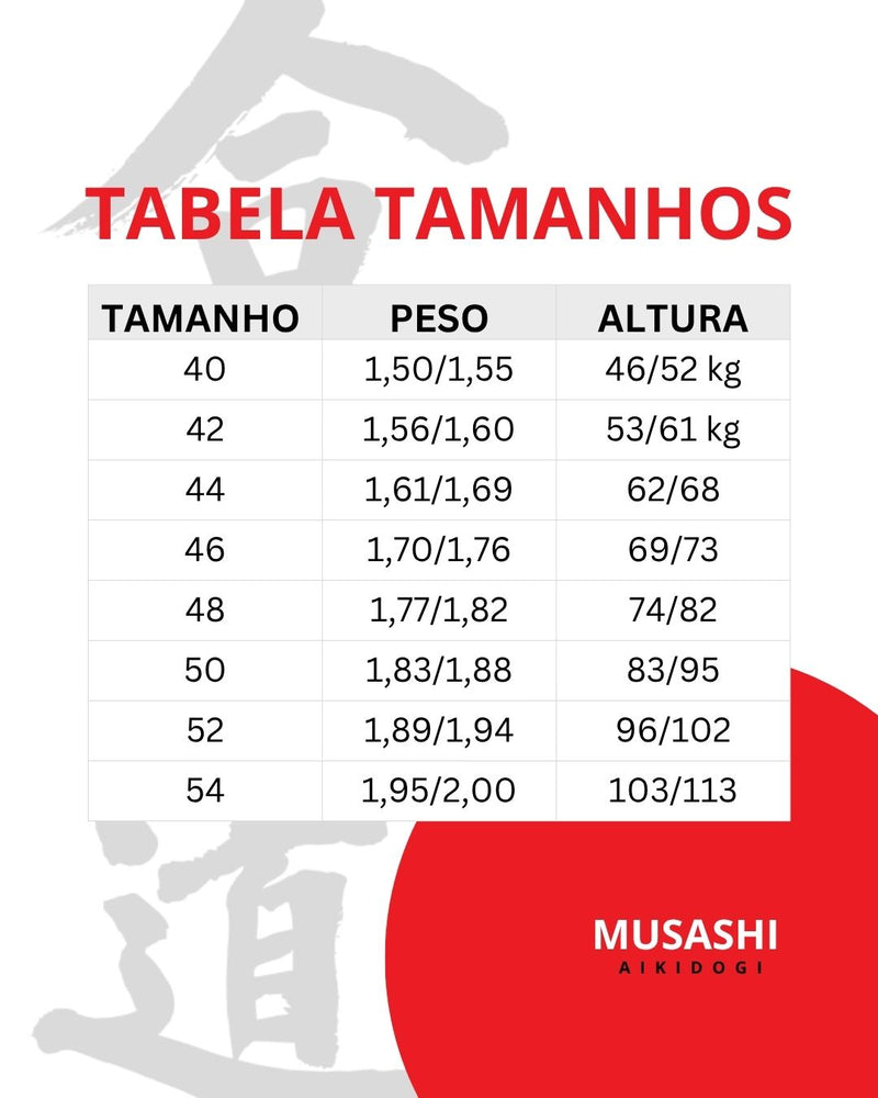 Kimono MUSASHI para aikido