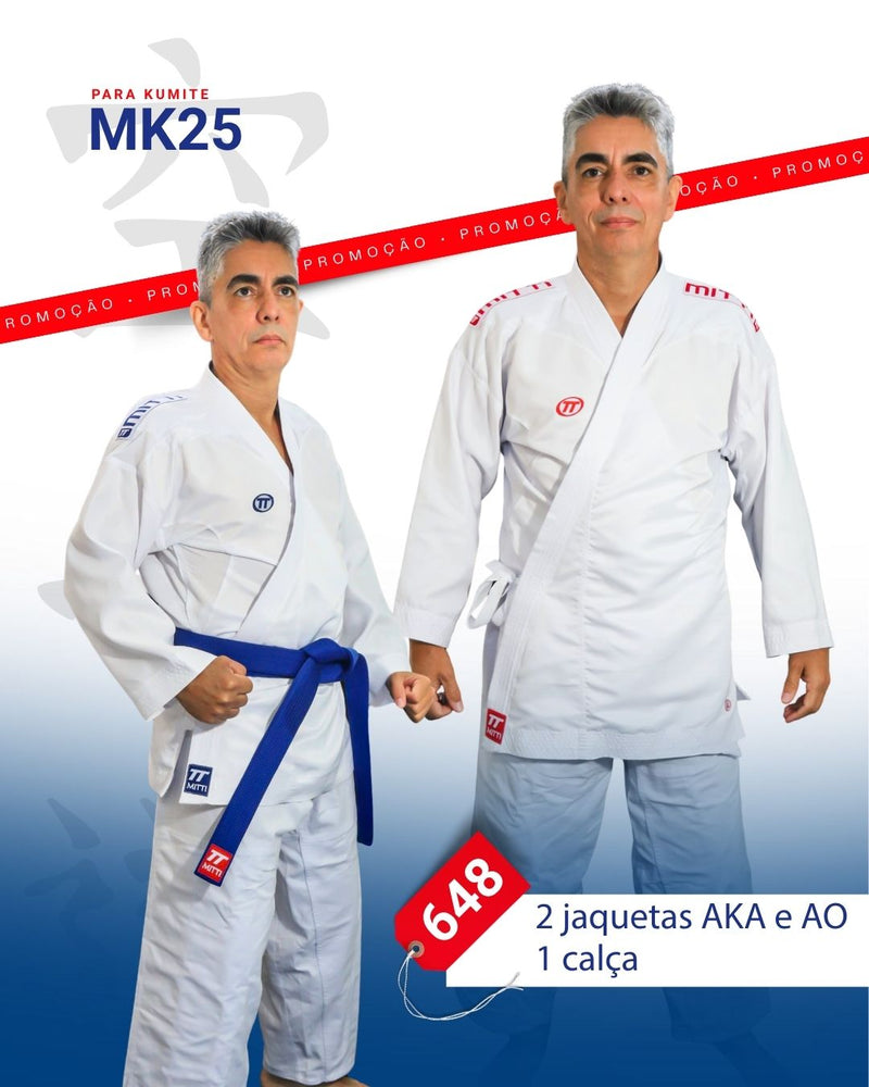 Kit para Kumite modelo MK25 AKA e AO