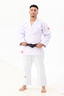 PROMOÇÃO kimono para Judô modelo Ganbatte ou Kokusai Trançado Pesado 760 grs/mt²