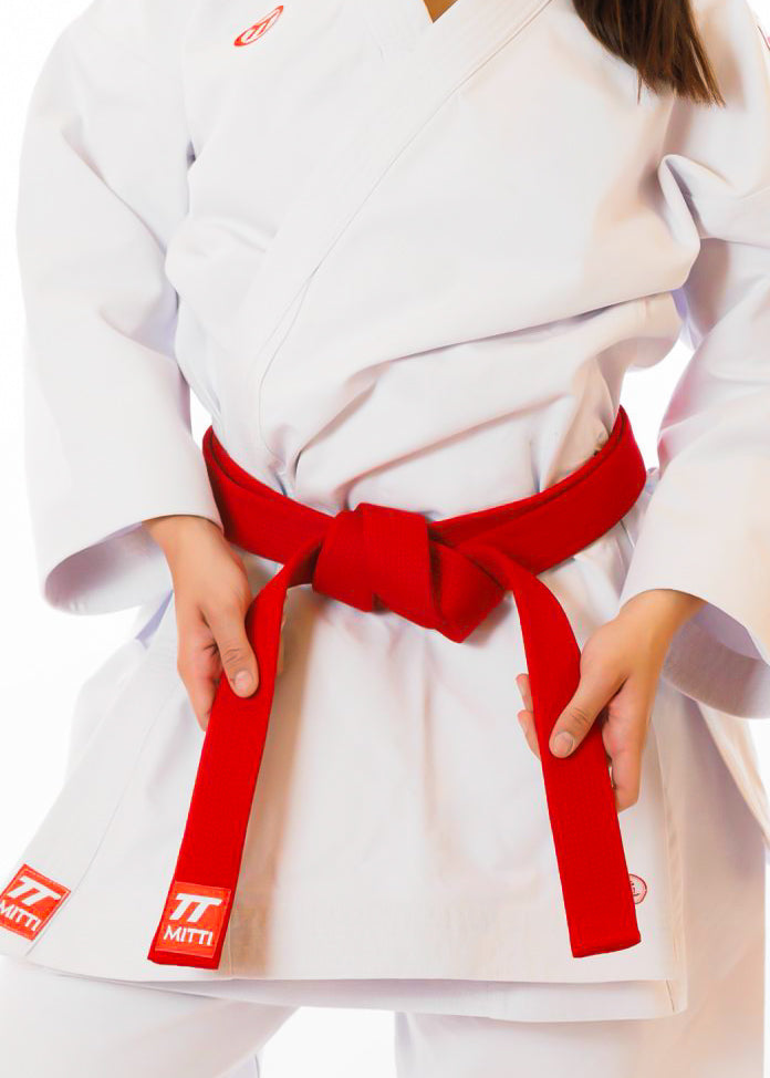 Faixa para Kata e kumite AKA e AO - KARATÊ