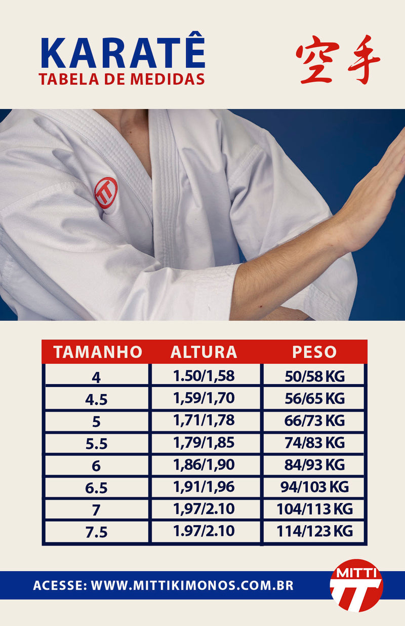 Karategi MITTI profissional K12 Heavy Kanvas