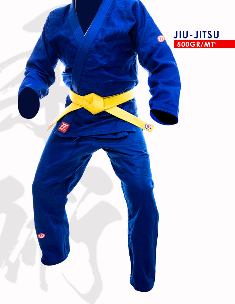 Kimono de jiu-jitsu 500gr/mt² adulto azul