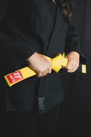 Faixa AMARELA de Jiu-Jitsu - PREMIUM 11 COSTURAS