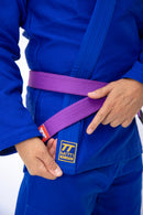 LANÇAMENTO HIRYU SÉRIE OURO azul para jiu-jitsu 500gr/mt² ADULTO