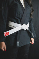 Faixa BRANCA de Jiu-Jitsu - PREMIUM 11 COSTURAS