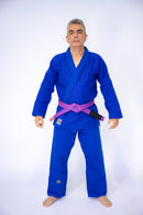 LANÇAMENTO HIRYU SÉRIE OURO azul para jiu-jitsu 500gr/mt² ADULTO