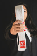 Faixa BRANCA de Jiu-Jitsu - PREMIUM 11 COSTURAS