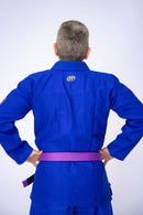 LANÇAMENTO HIRYU SÉRIE OURO azul para jiu-jitsu 500gr/mt² ADULTO