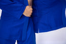 LANÇAMENTO HIRYU SÉRIE OURO azul para jiu-jitsu 500gr/mt² ADULTO