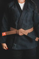 Faixa MARROM de Jiu-Jitsu - PREMIUM 11 COSTURAS