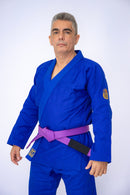 LANÇAMENTO HIRYU SÉRIE OURO azul para jiu-jitsu 500gr/mt² ADULTO