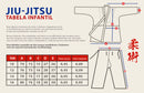 Kimono de jiu-jitsu 500gr/mt² INFANTIL branco